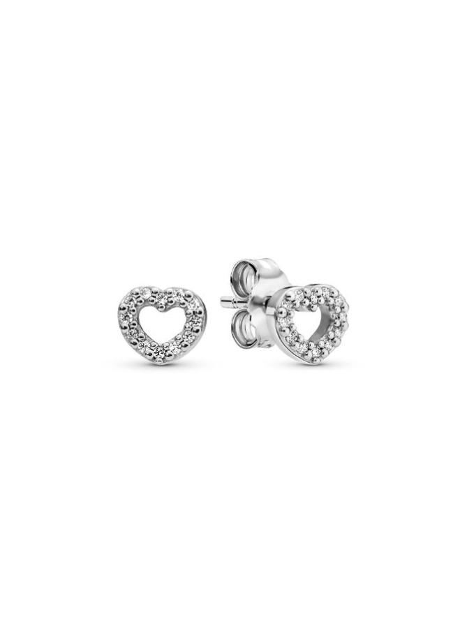 

Серьги Pandora Open Heart Stud Earrings, стерлинговое серебро