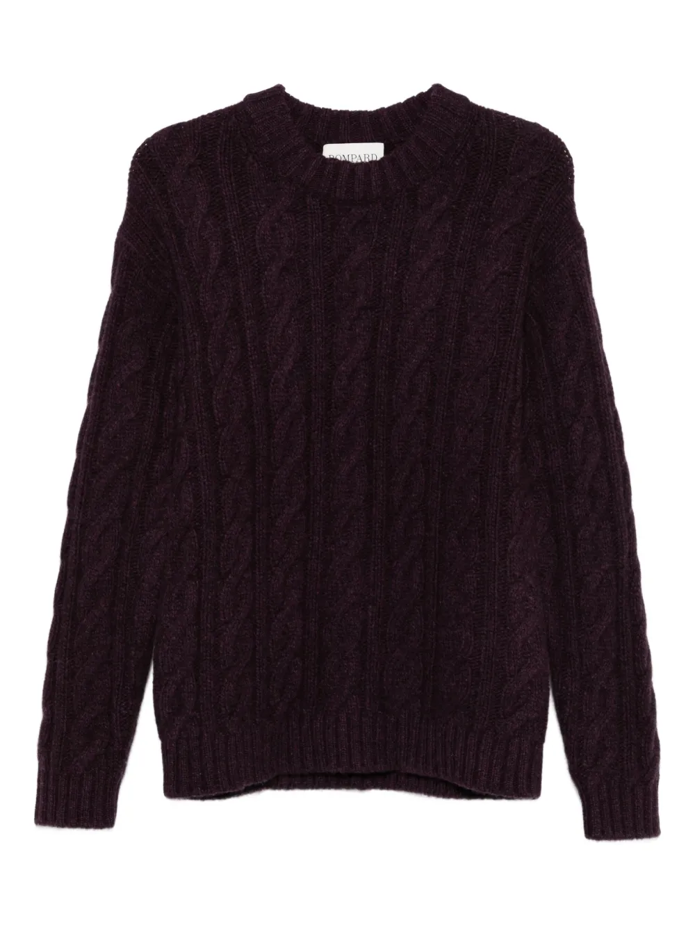 

Свитер фактурной вязки Eric Bompard, фиолетовый