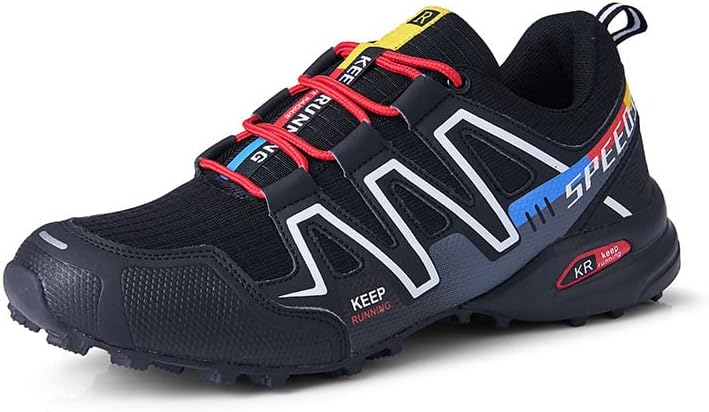 

Ботинки для походов Qacksv, Ботинки для мужчин, нескользящая спортивная обувь, широкие водные туфли с открытым носком, дышащая рабочая обувь, ботильоны, повседневная легкая обувь для походов, треккинговые ботинки для мужчин, черный