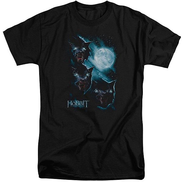 

Футболка The Hobbit Three Warg Moon с коротким рукавом, взрослая, удлиненная Licensed Character