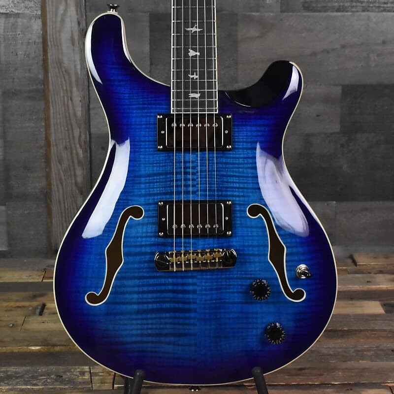 

Электрогитара Paul Reed Smith Hollowbody II - Faded Blue Burst with Hard Shell Case SN:5376