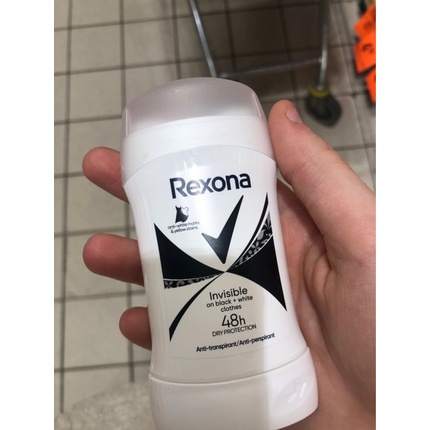 

Дезодорант-стик для женщин 50 мл, невидимый, черно-белый Rexona