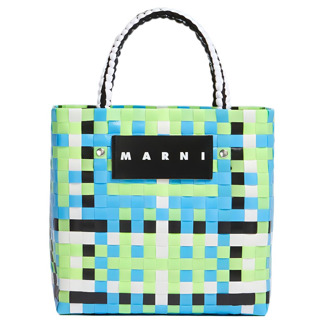 

MARNI Сумка тоут из полипропилена с коровьей кожей