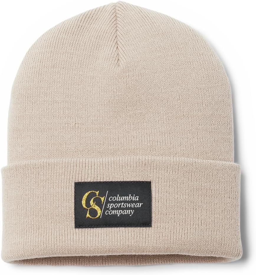 

Columbia Unisex-Adult City Trek Heavyweight Beanie, Crushed Clay/Heritage Patch
