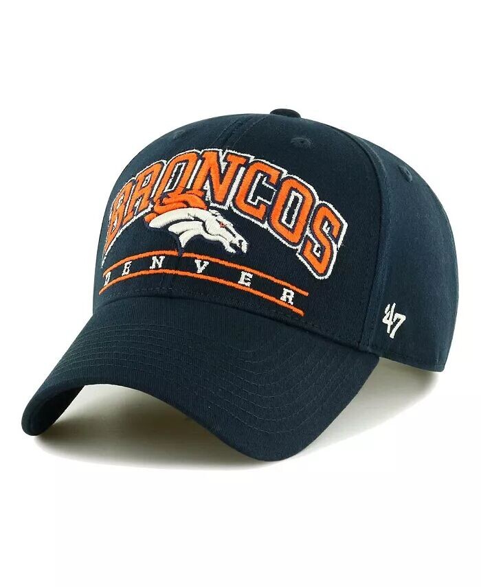 

Мужская темно-синяя регулируемая кепка Denver Broncos Fletcher MVP '47 Brand