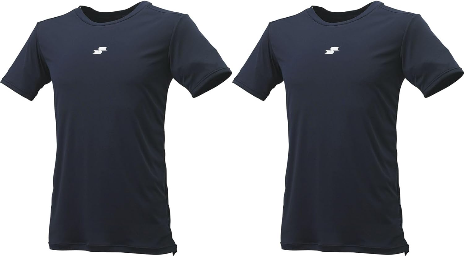 

Комплект из 2 маек с низким вырезом и коротким рукавом SSK SCFLH20S Airyfun, темно-синий