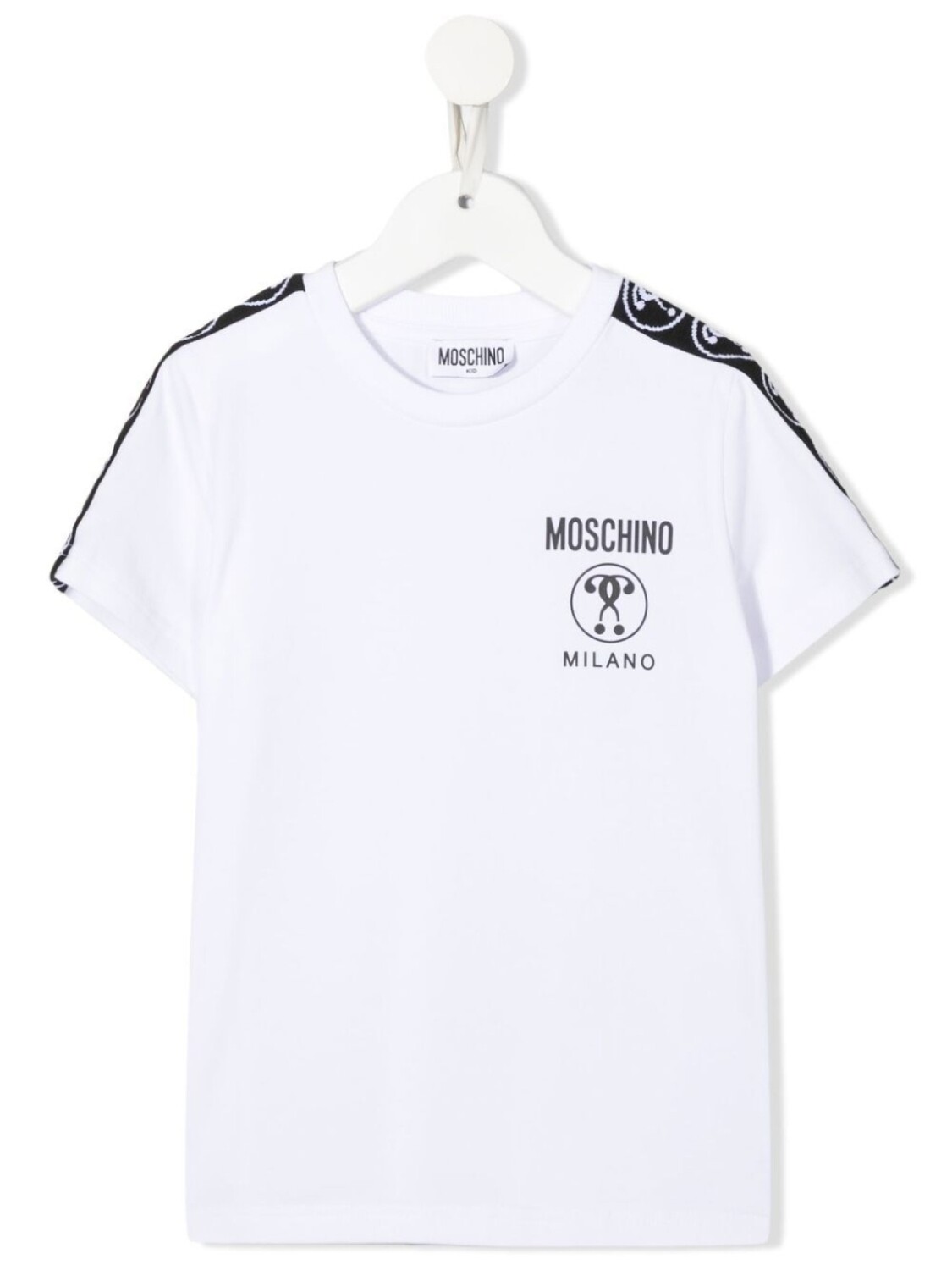 

Moschino Kids футболка с логотипом, белый