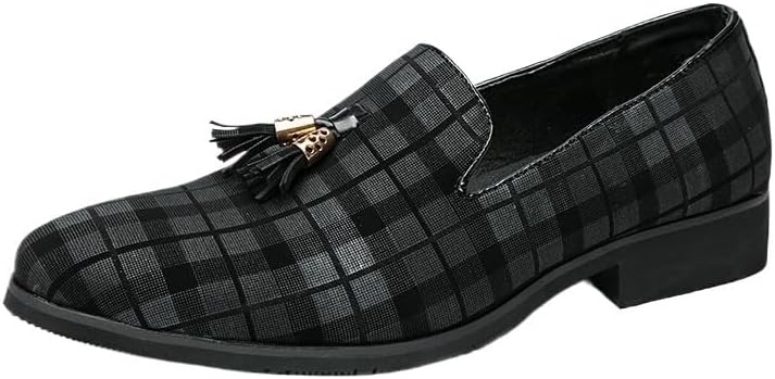 

Мужские классические лоферы, мокасины без шнурков, нескользящие и износостойкие, для повседневной носки, вечеринок, вождения, деловых встреч Zestrelax, черный