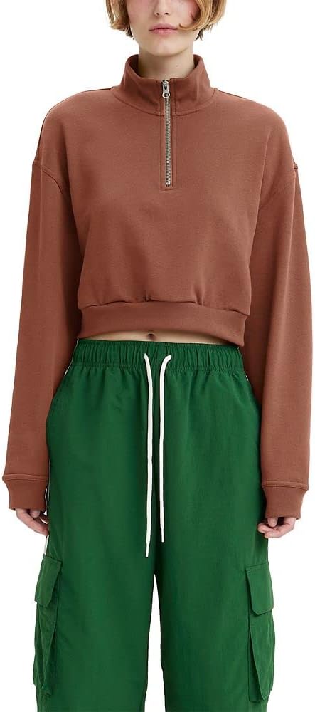 

Женский свитер Levi's с застежкой-молнией ¼ (также доступен в размере Plus), (New) Baked Clay