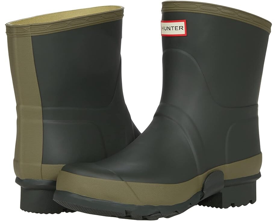 

Ботинки Hunter Field Gardener Short, цвет Dark Olive/Clay
