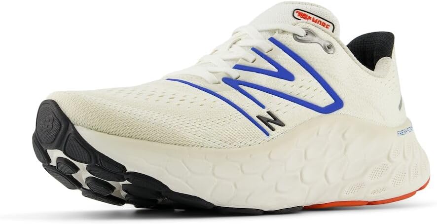 

New Balance Кроссовки Men's Fresh Foam X More V4, Sea Salt/Blue Oasis/Black