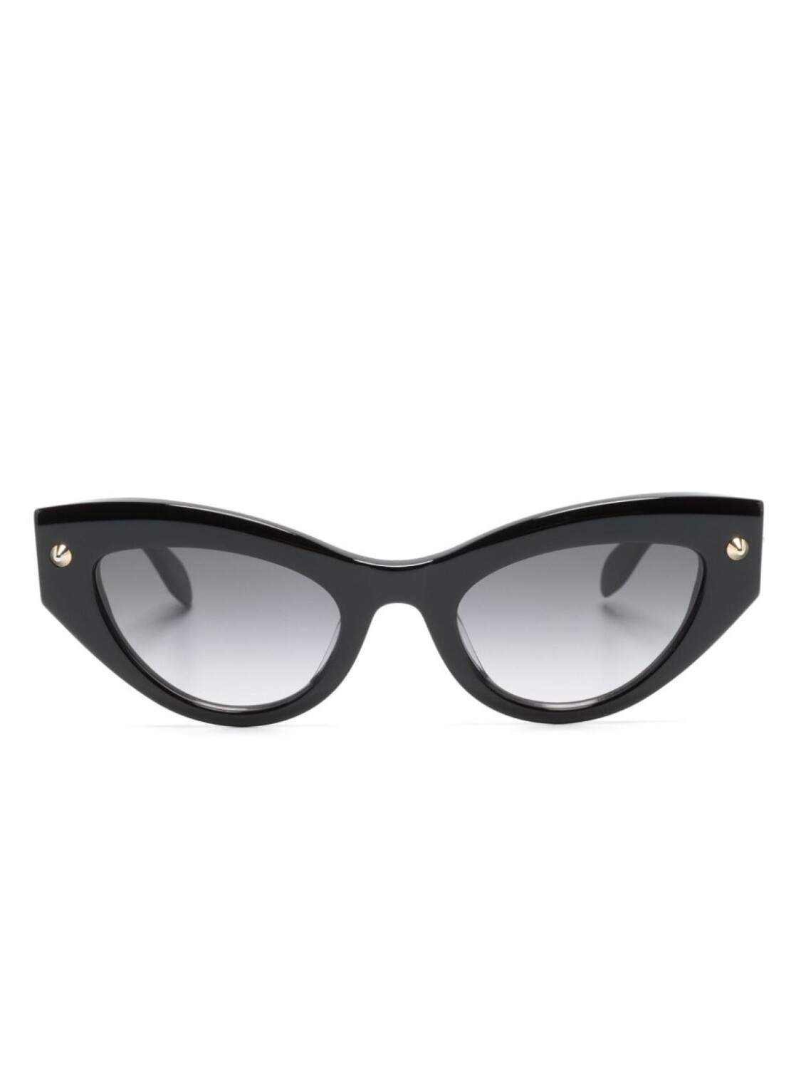 

Alexander McQueen Eyewear солнцезащитные очки с заклепками-шипами, черный