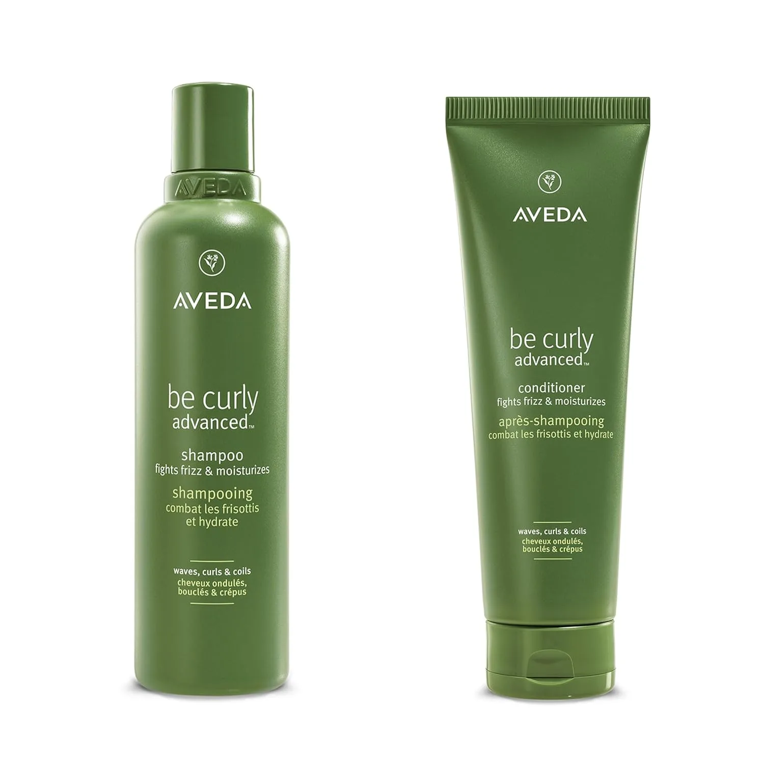 Aveda Be Curly Advanced шампунь и кондиционер для вьющихся, кудрявых и волнистых волос, удаляет налет, увлажняет, борется с пушистостью, без силиконов и сульфатов, 94%+ натуральных ингредиентов, 250 мл