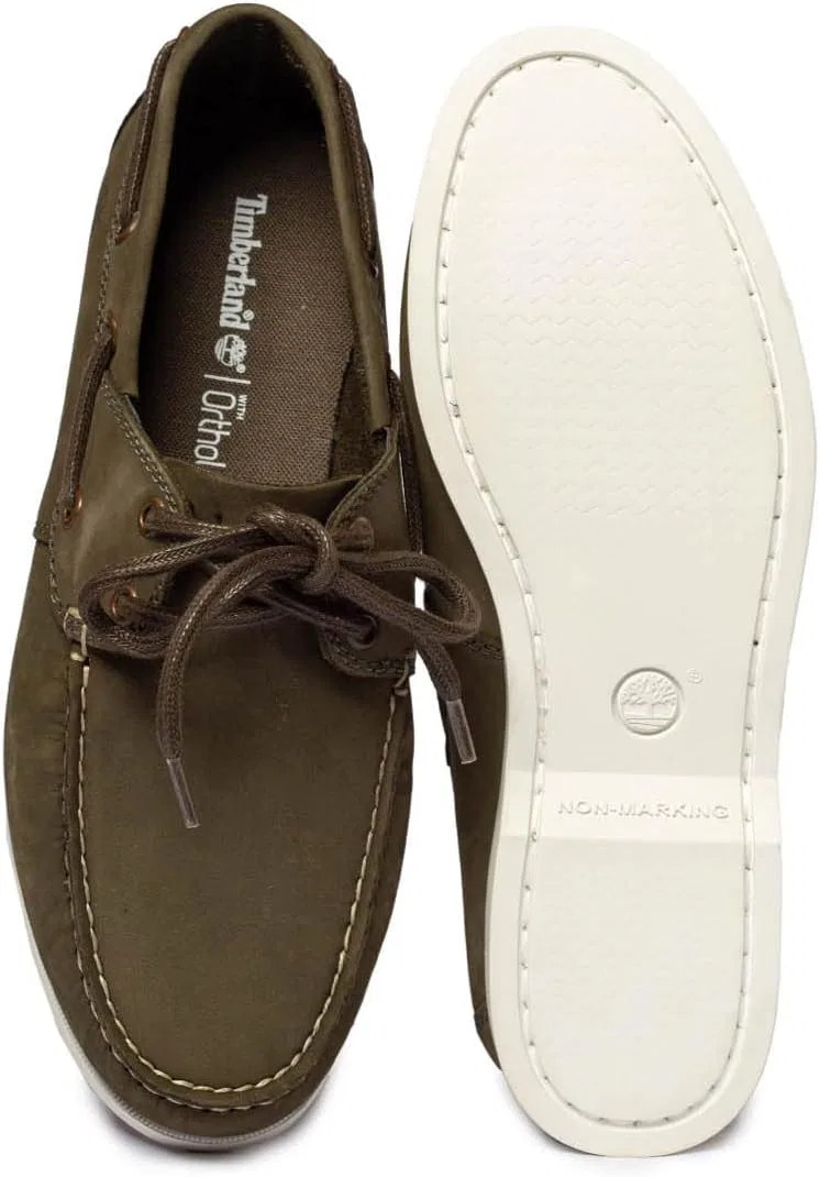 Мужские лодочные туфли Timberland Cedar Bay, Green — фото 2