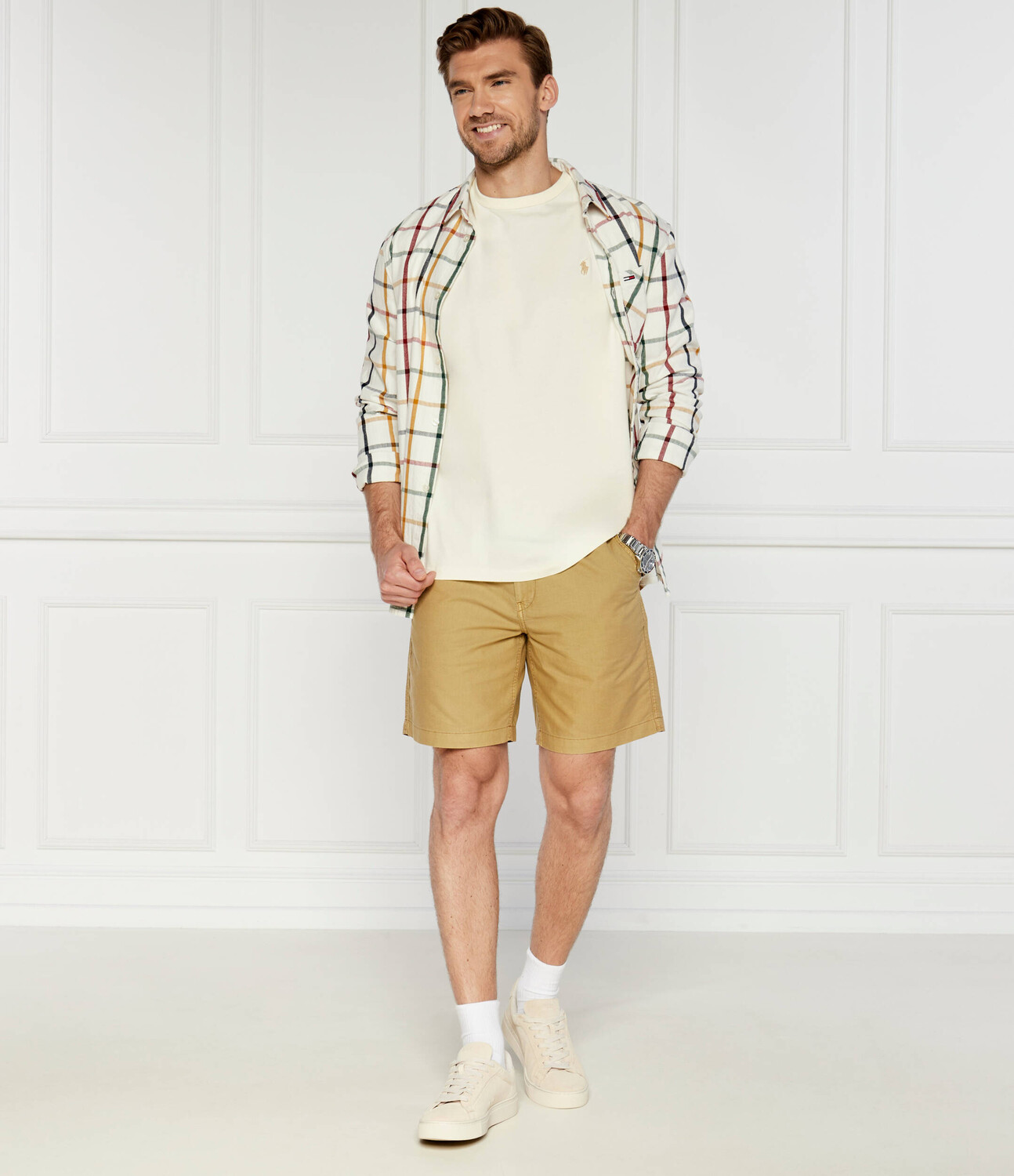 Шорты POLO RALPH LAUREN Classic fit, цвет cachi — фото 2