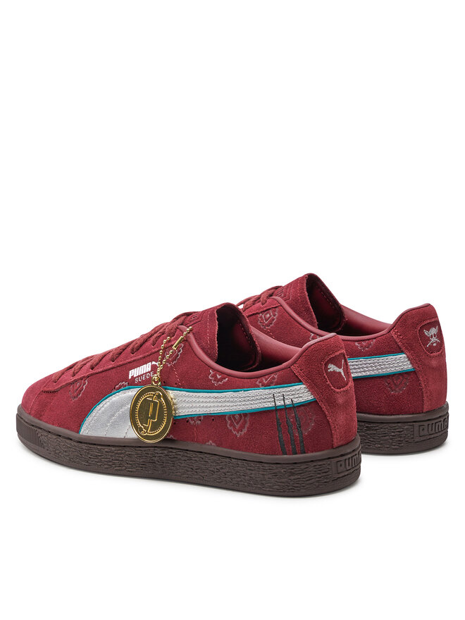 Кроссовки Puma Suede 2 ONE PIECE 396521 01, вишневый/бордовый — фото 3