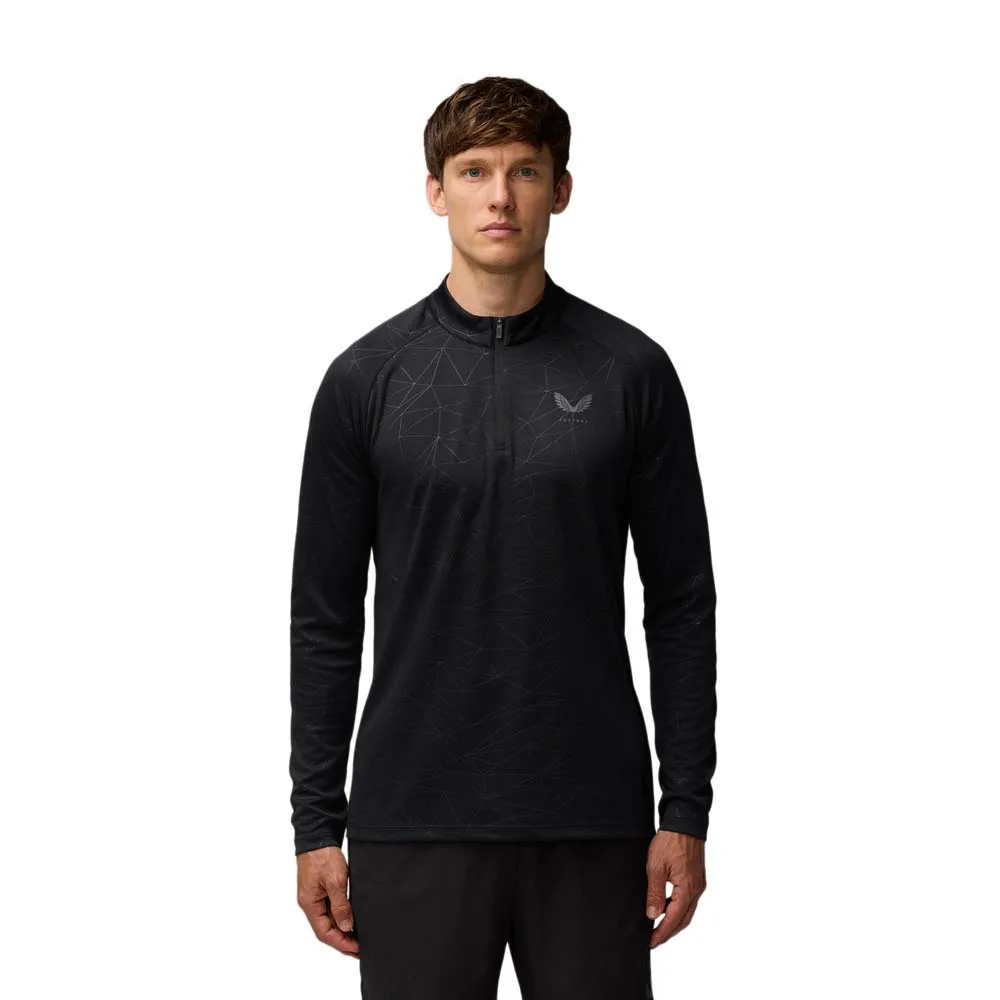 

Толстовка Castore Adapt AOP half zip, черный