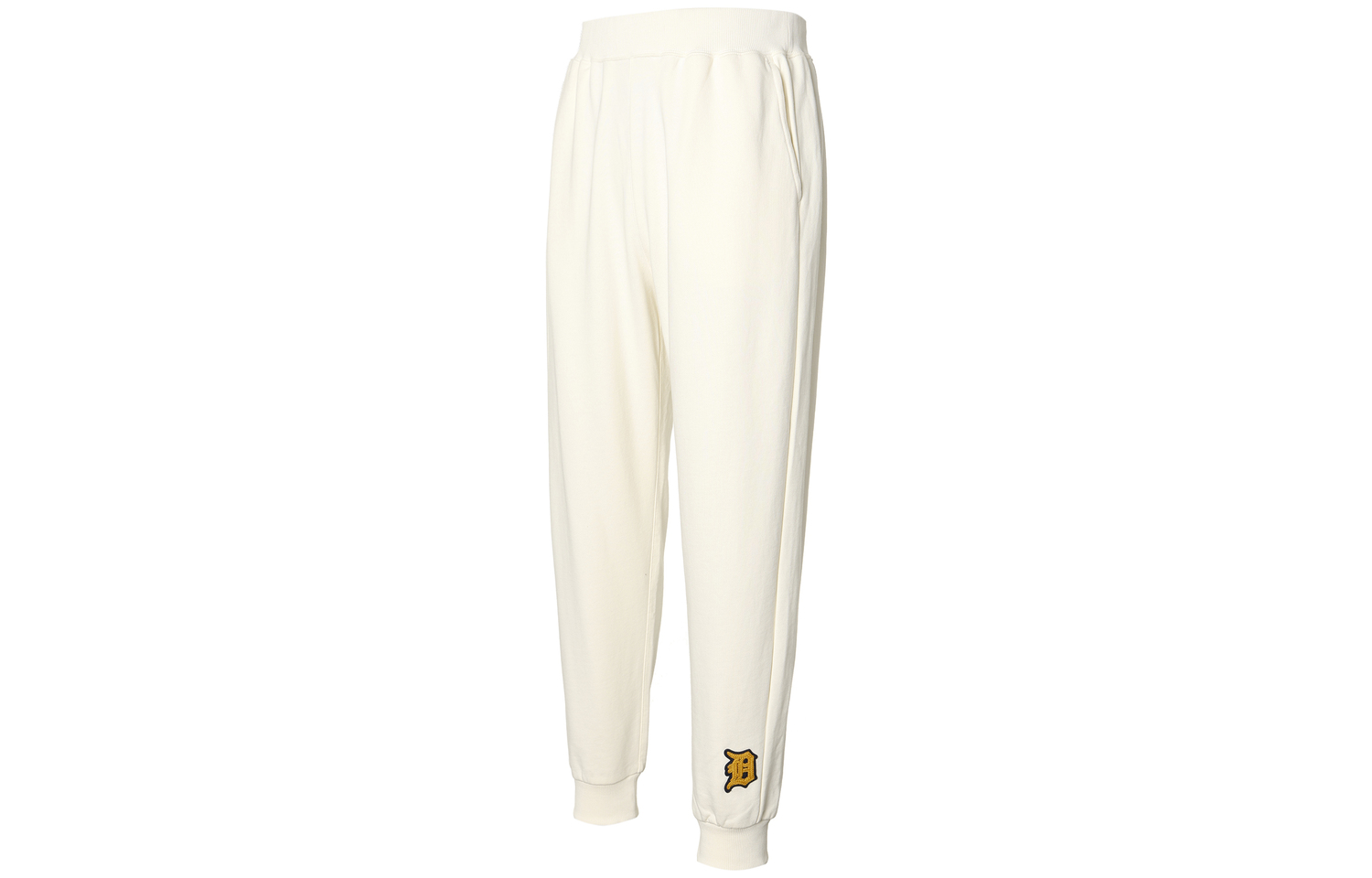 

MLB Вязаные спортивные штаны унисекс кремового цвета