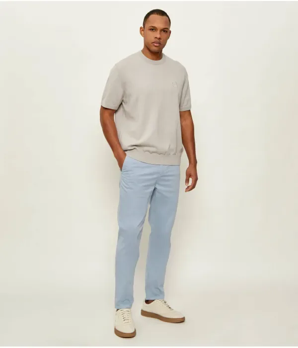 Брюки чинос tapered fit Boss Orange, небесно-голубой — фото 2