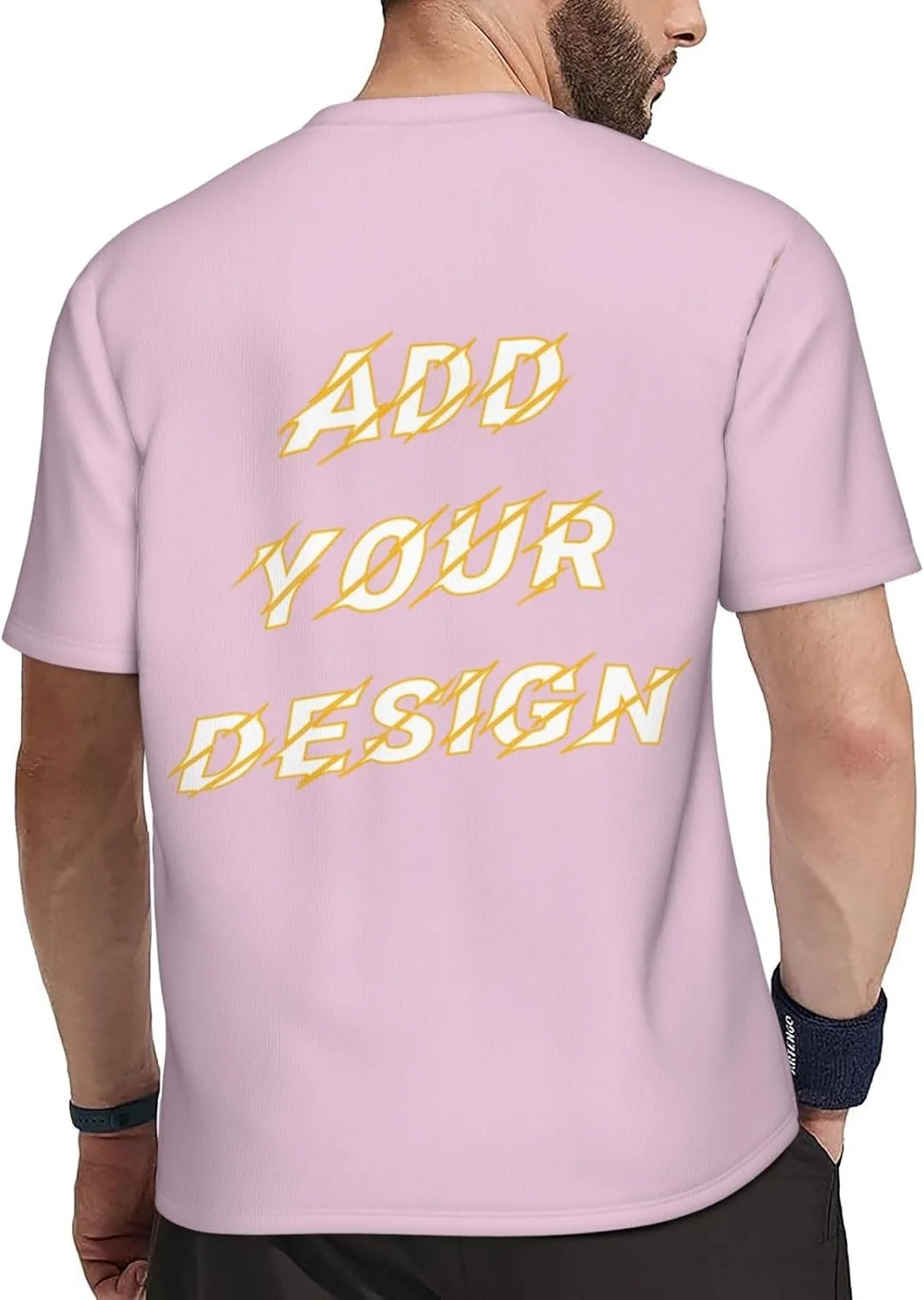 Футболка мужская Custom T Shirts с принтом на 4 сторонах — фото 4