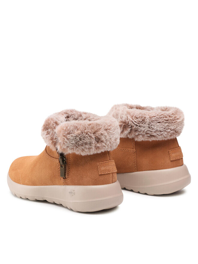 Ботинки женские Skechers Go Joy на плоской подошве, коричневый — фото 3