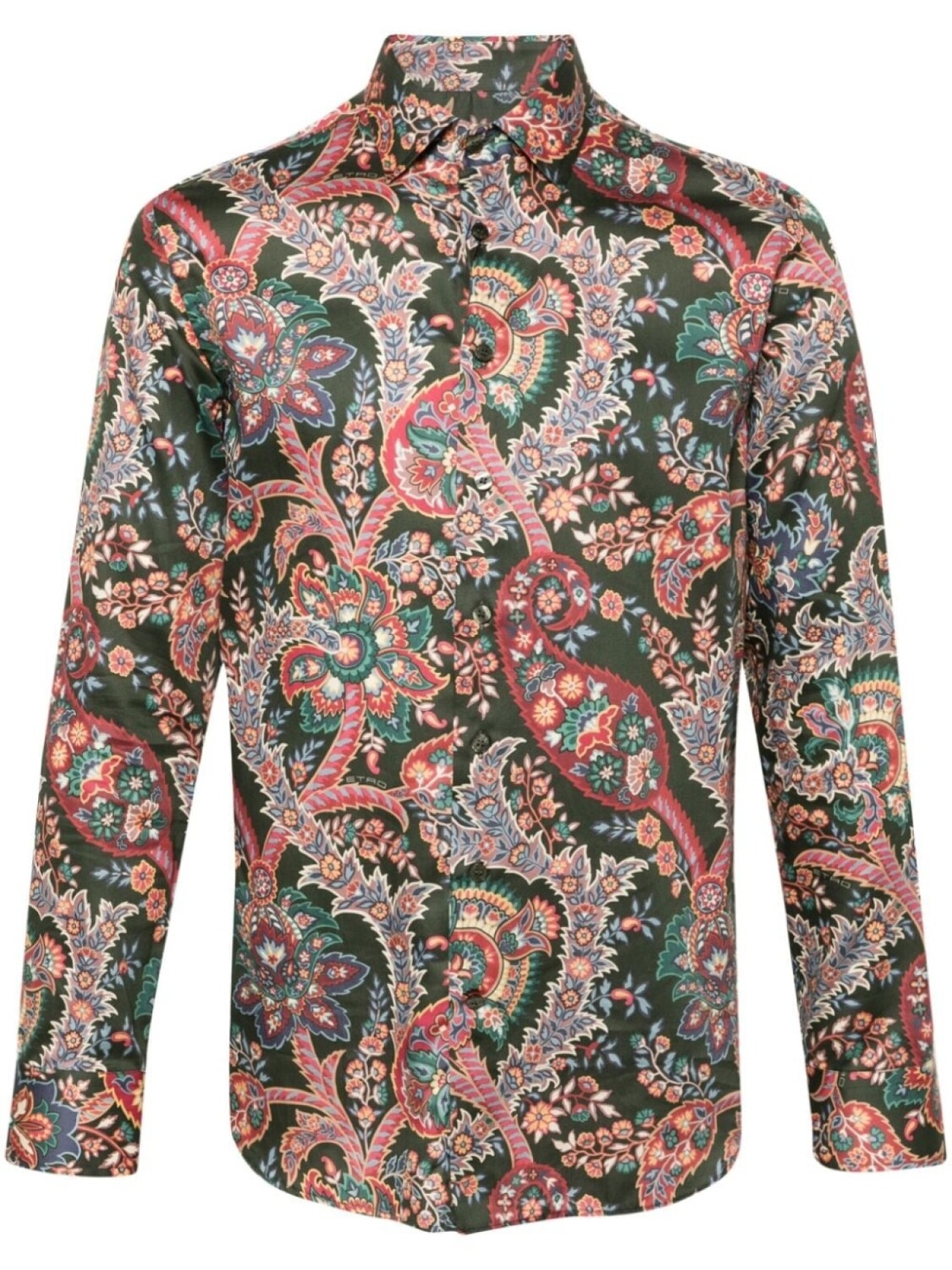 

ETRO рубашка с принтом пейсли, зеленый