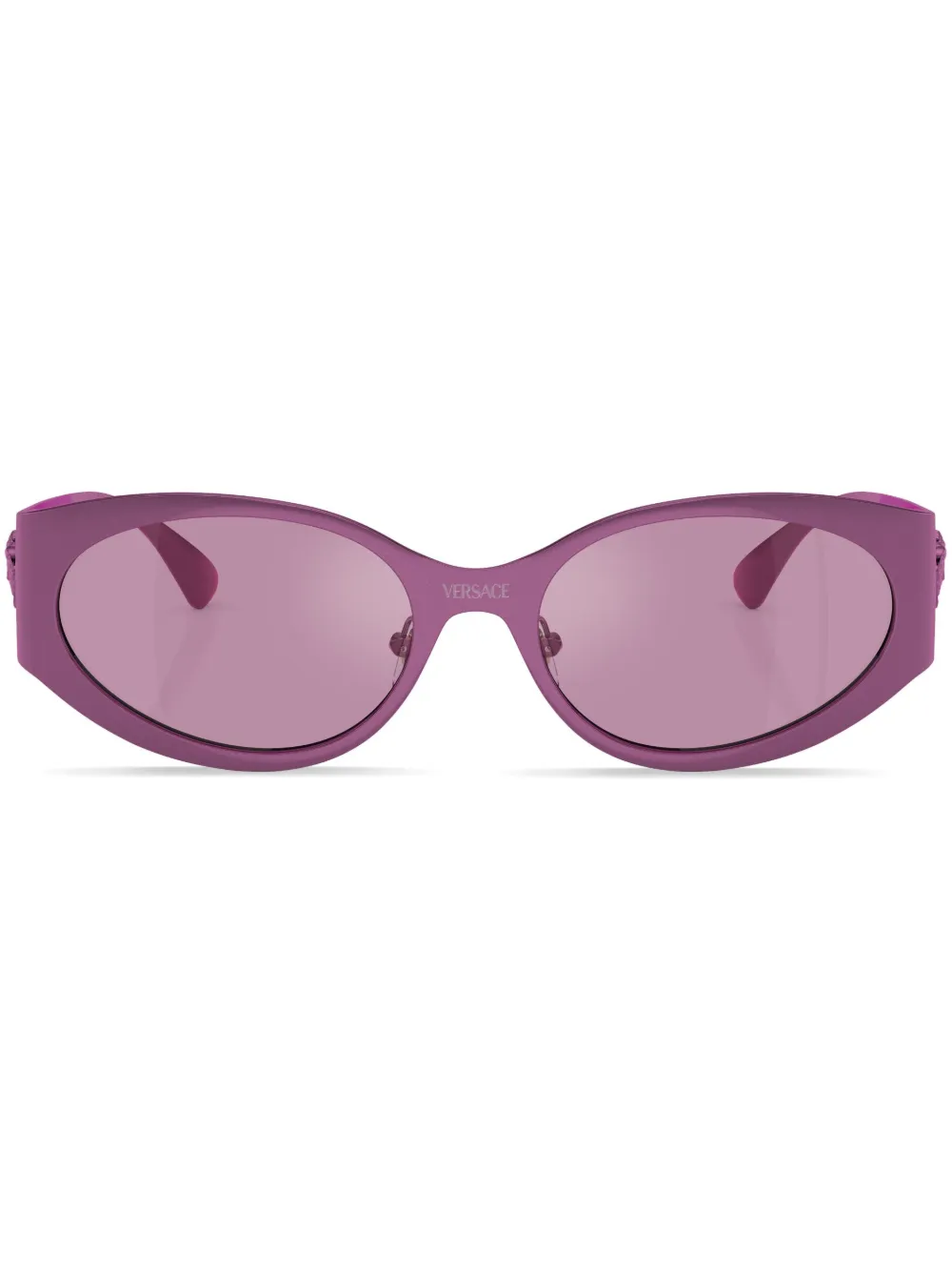 

Солнцезащитные очки Medusa в овальной оправе Versace Eyewear, розовый