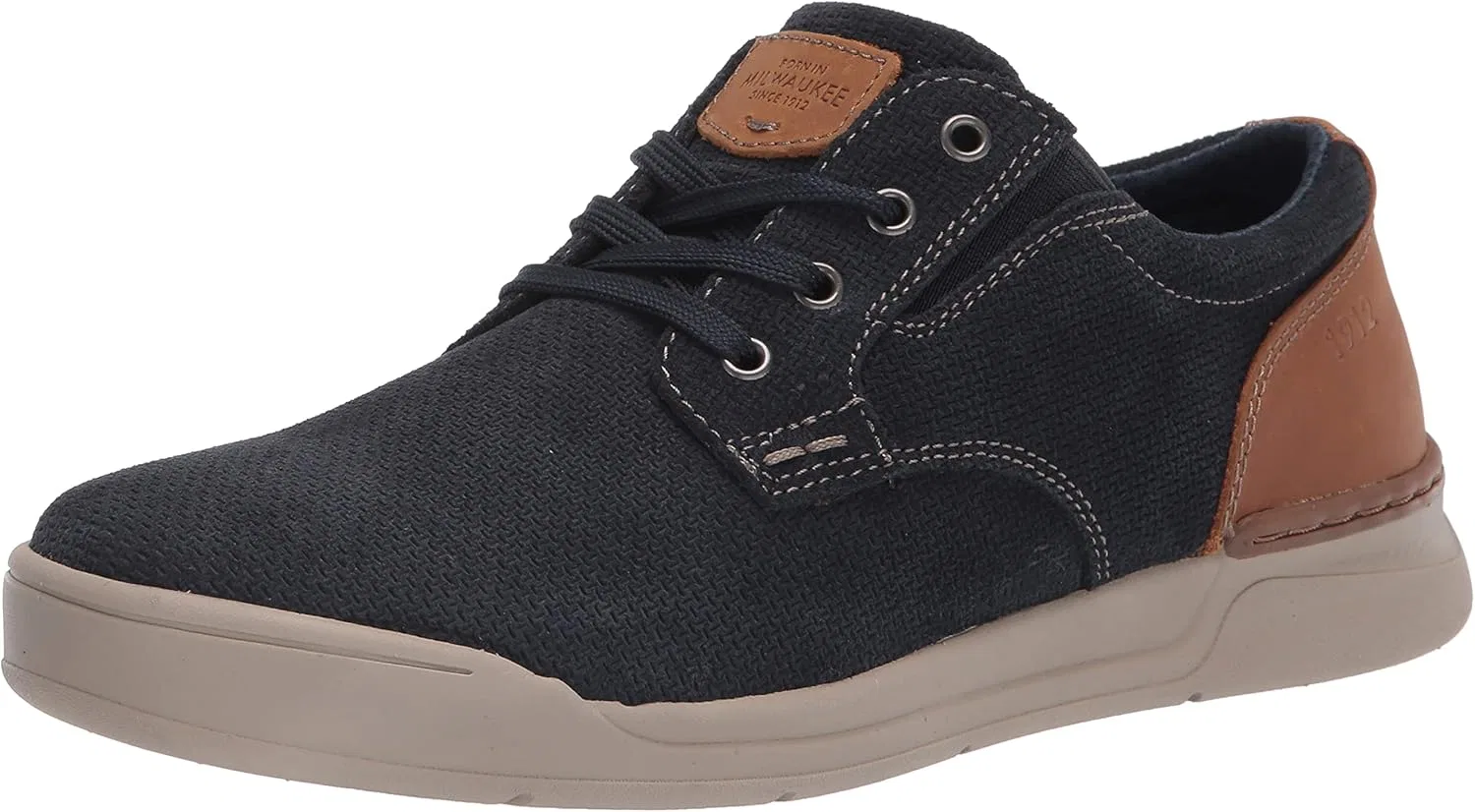 Мужские оксфорды Nunn Bush Tour 2.0 с гладким носком и технологией Kore Comfort Technology, Navy Multi