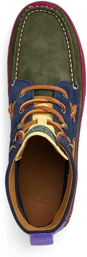 Мужские замшевые ботинки POLO RALPH LAUREN Suede-ranger Mid с полувысоким голенищем — фото 3