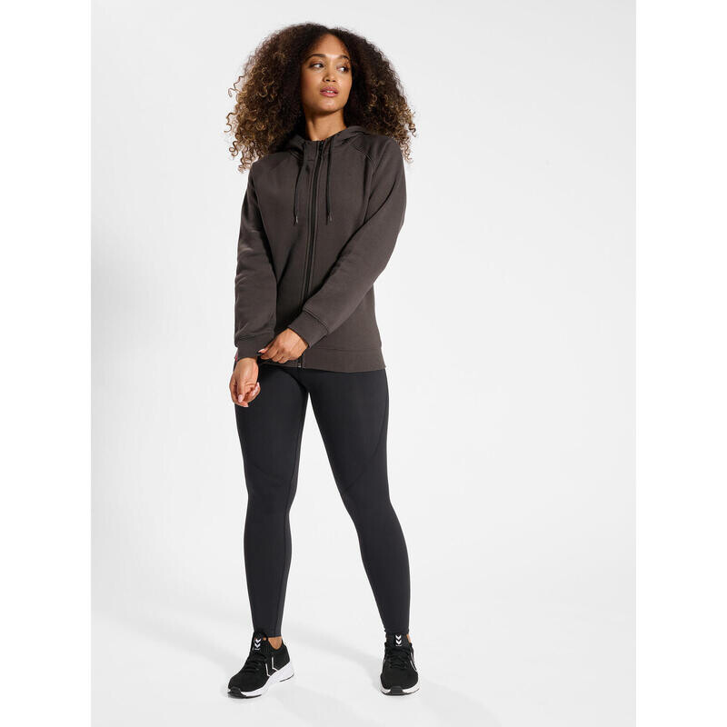 

Женская спортивная толстовка Hummel, цвет magnetgrau/schwarz/schwarz