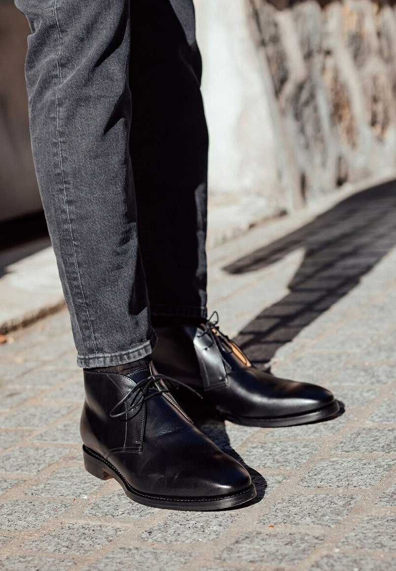 

Ботинки CHUKKA Finsbury, черный