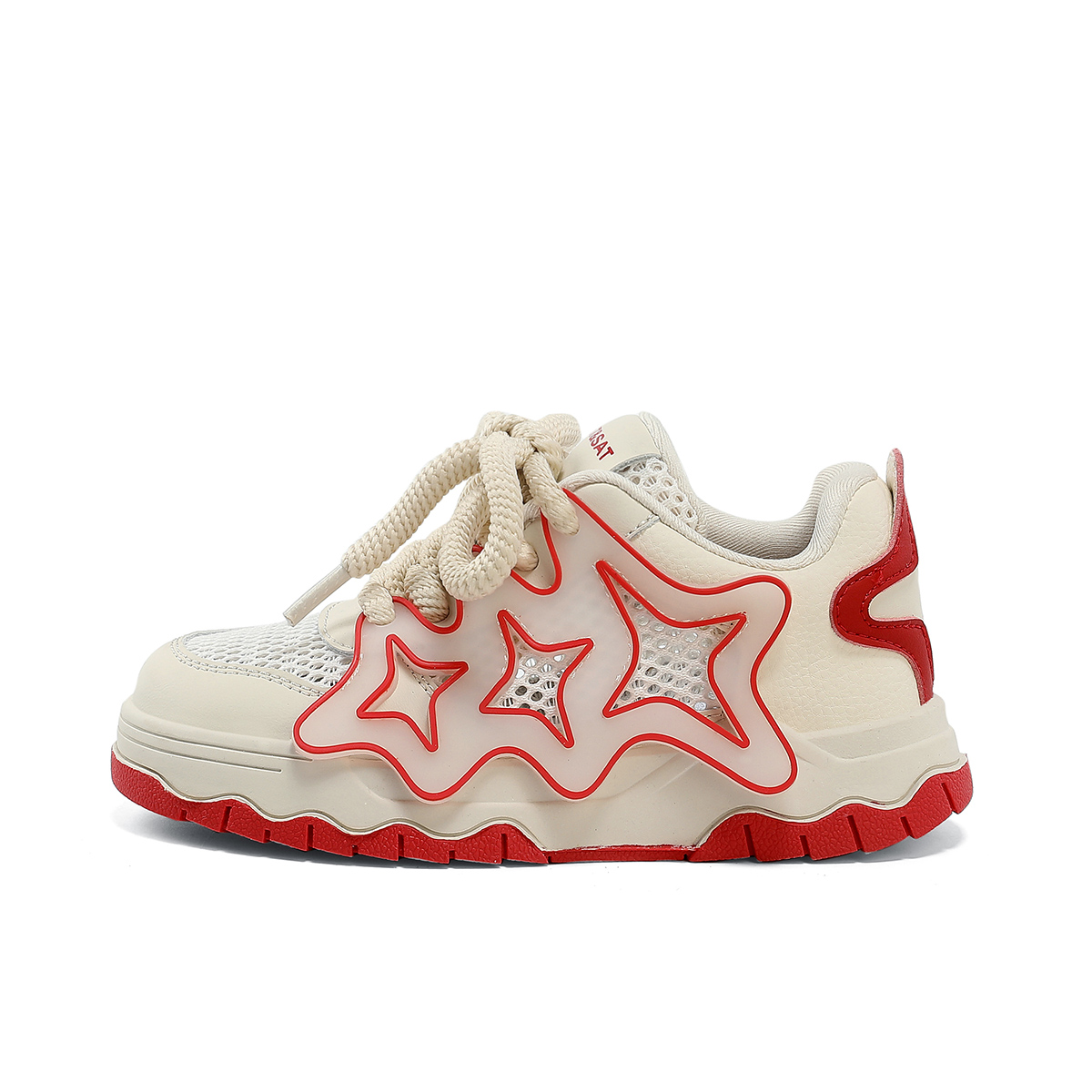 

Низкие детские кроссовки для скейтбординга ST&SAT, красный