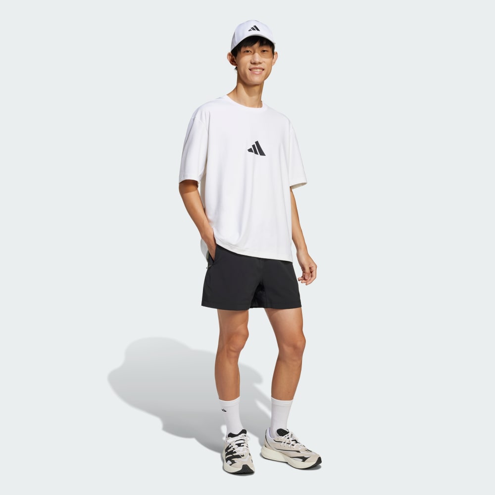 Футболка Adidas Z.N.E. Loose-Fit Tee, белый — фото 3