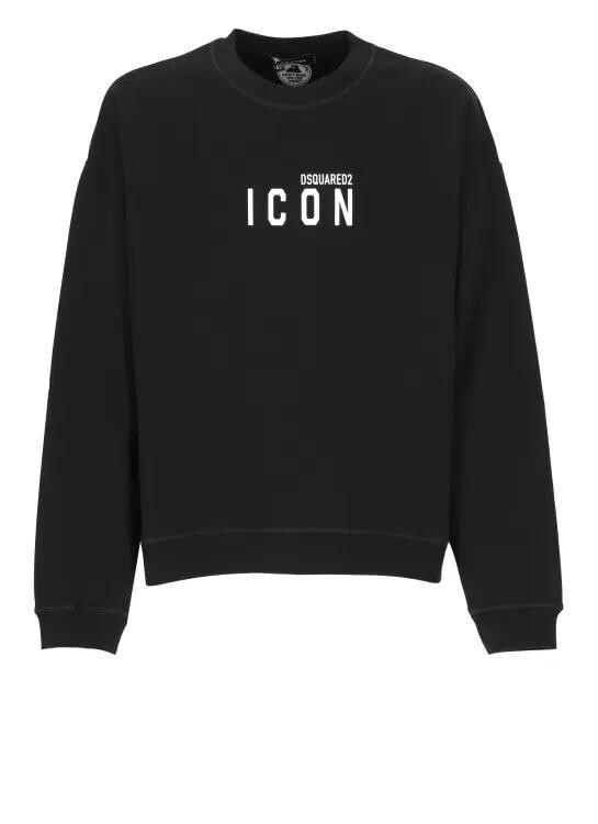 

Хлопковая толстовка Dsquared2, черный