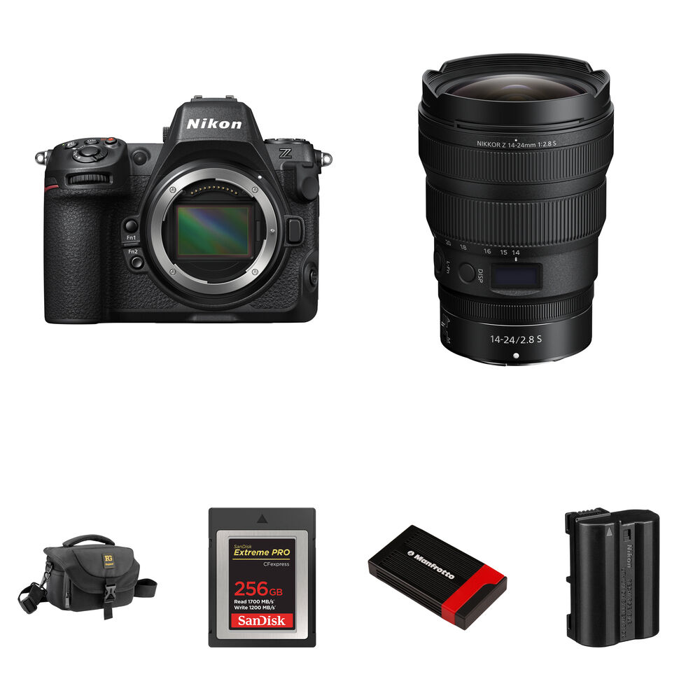 

Беззеркальная камера Nikon Z8 Mirrorless Camera with 14-24mm f/2.8 Lens and