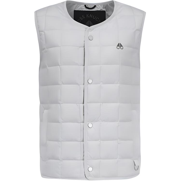 

Футболка FW24 мужская серая белая Moose Knuckles