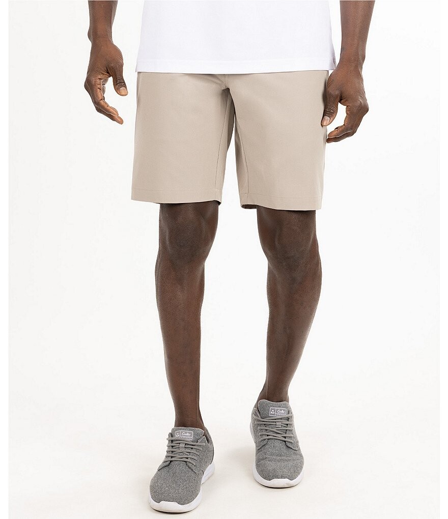 

ТрэвисМэтью Wanderlust Performance Stretch 9 Шорты по внутреннему шву TravisMathew, бежевый