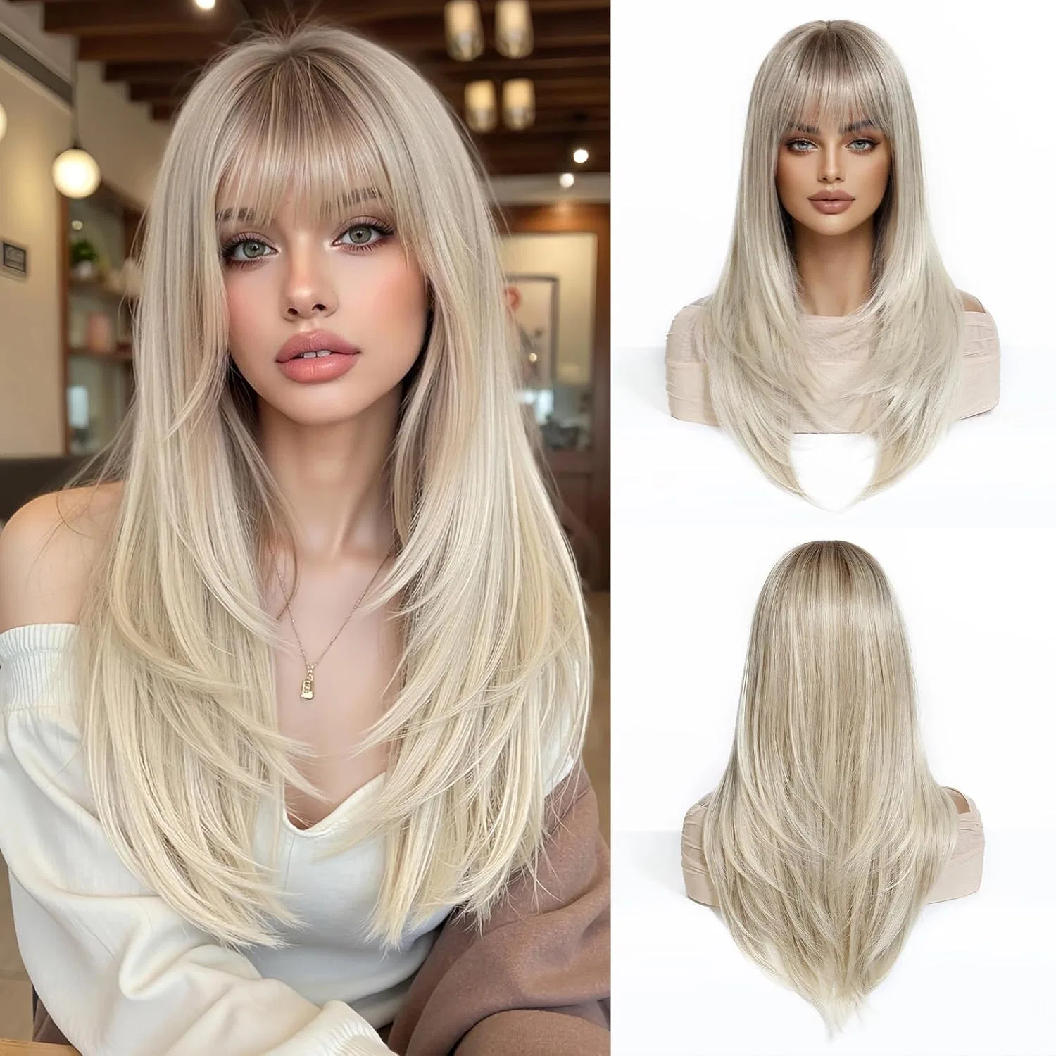 Женский парик прямой от Esmee Esmee, Blonde Ombre