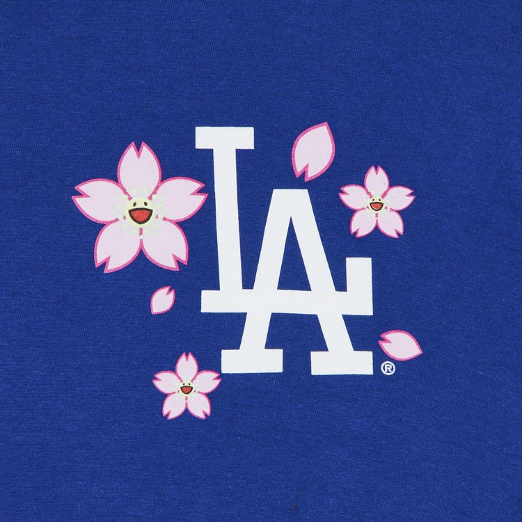 Футболка Nike x Takashi Murakami x MLB World Tour Tokyo Series 2025 Dodgers Long-Sleeve Tee 'Blue', синий — фото 3