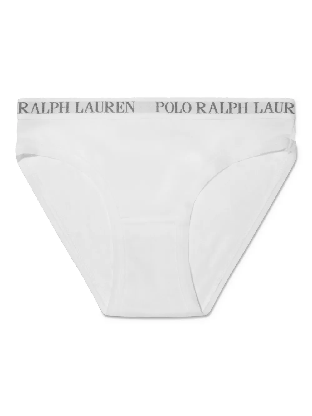 Комплект из трех трусов-брифов с логотипом POLO RALPH LAUREN KIDS, черный — фото 2