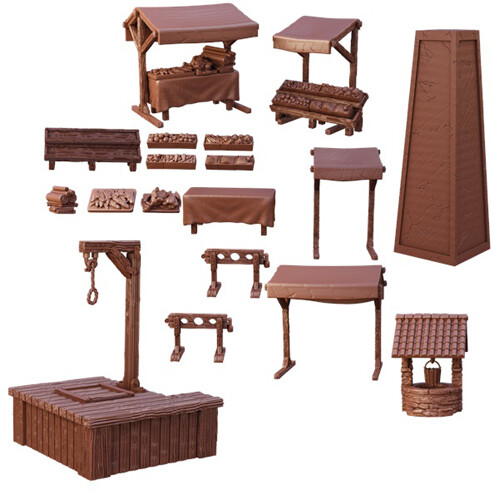 

Фигурки Terraincrate: Village Square (Retail Exclusive) Mantic Games