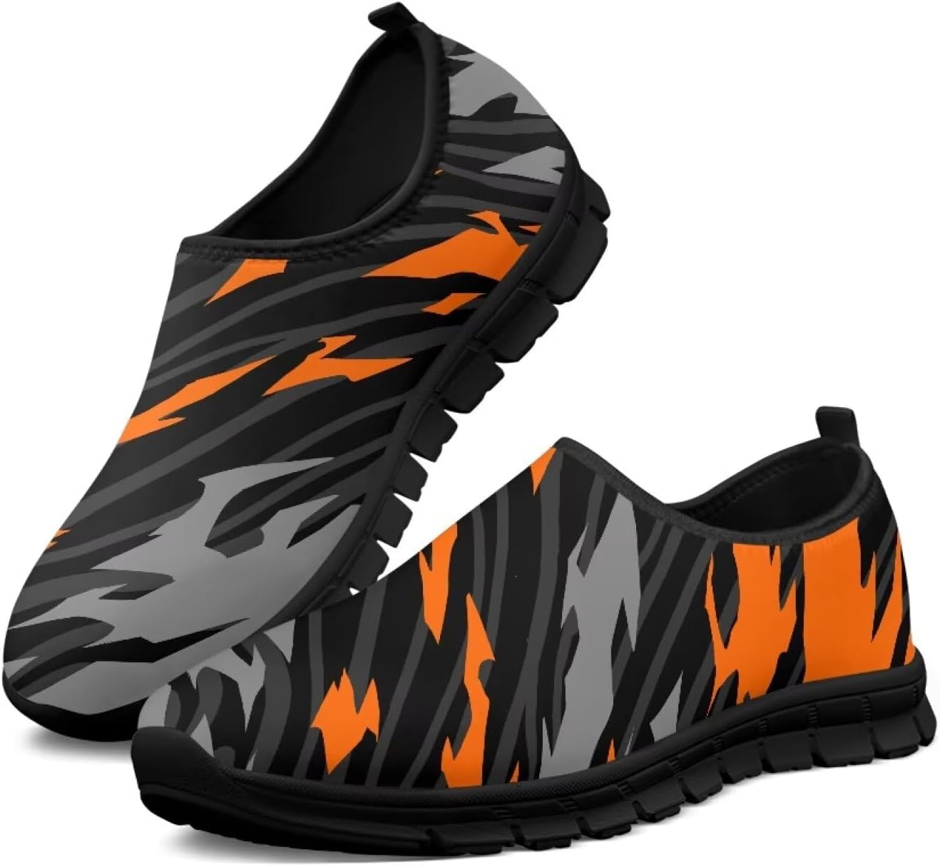 

Мужские слипоны на плоской подошве, повседневные кроссовки с удобной стелькой, дышащие спортивные туфли-лоаферы для мужчин Tomeusey, Tiger Skin