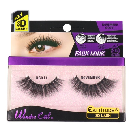 

Wonder Cat Lash Ноябрь - Накладные ресницы Ebin New York