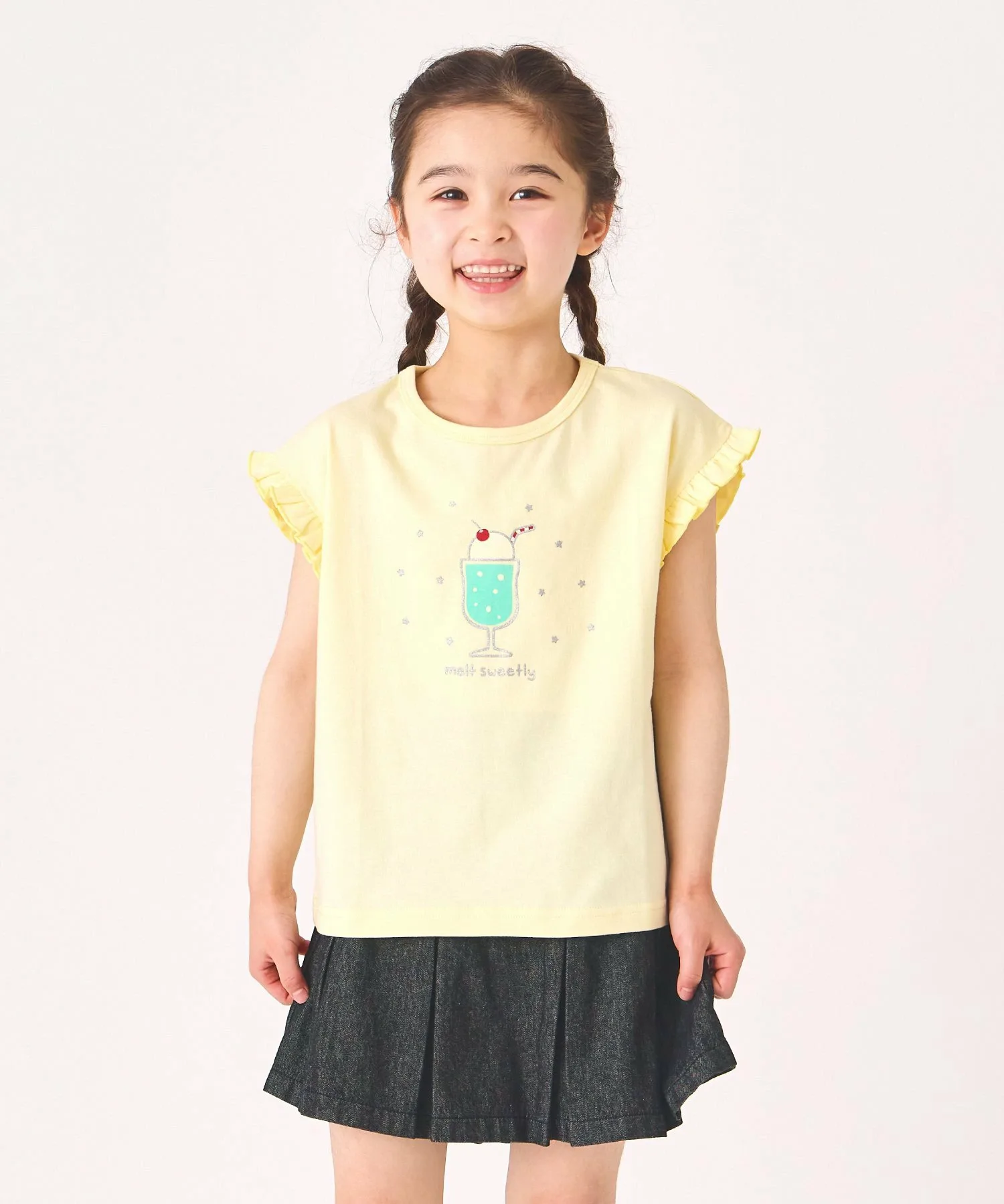 Футболка с коротким рукавом и принтом Ever Closet, Yellow