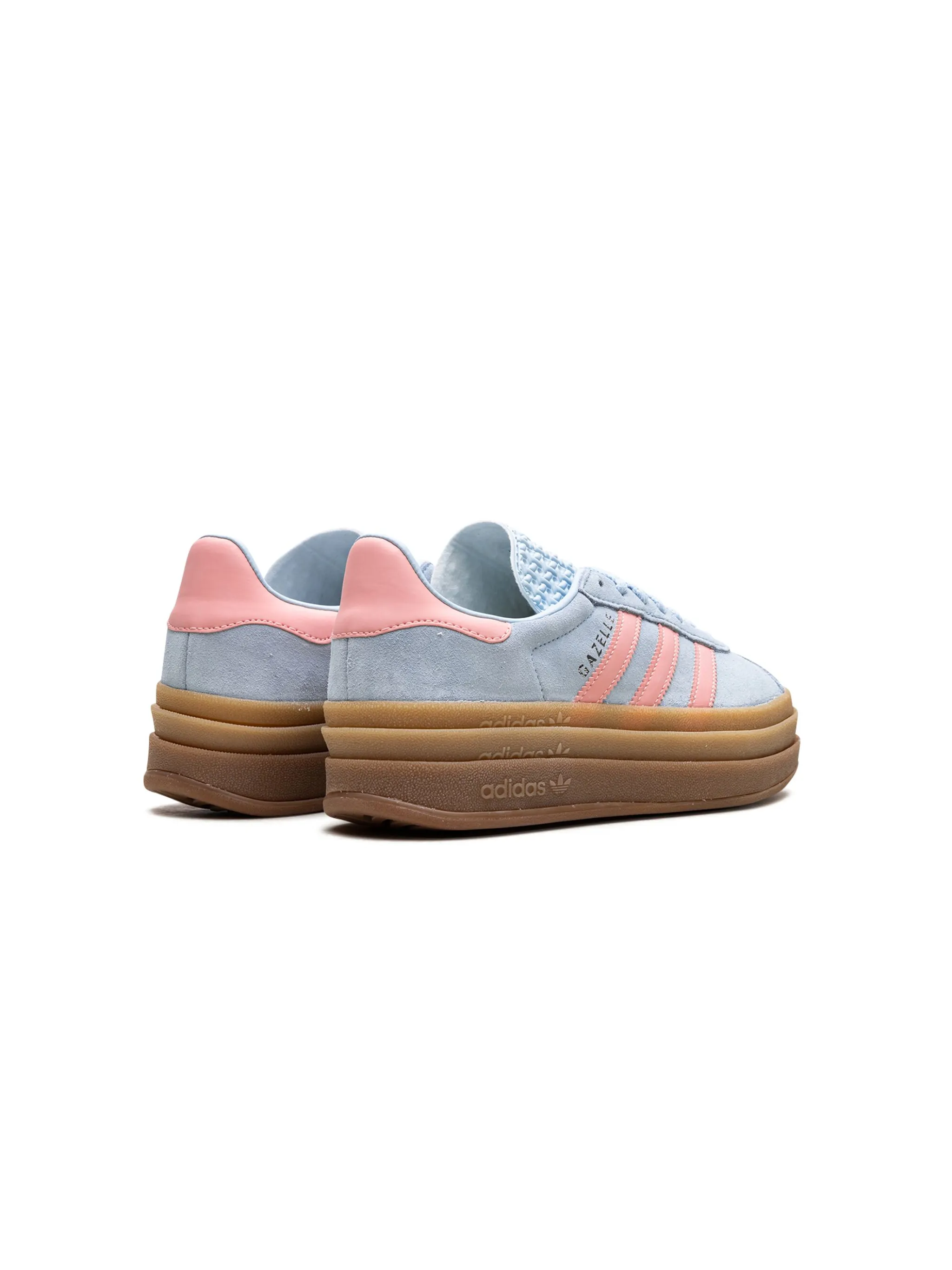Кроссовки Gazelle Bold Baby Blue/Pink Adidas Kids, синий — фото 3