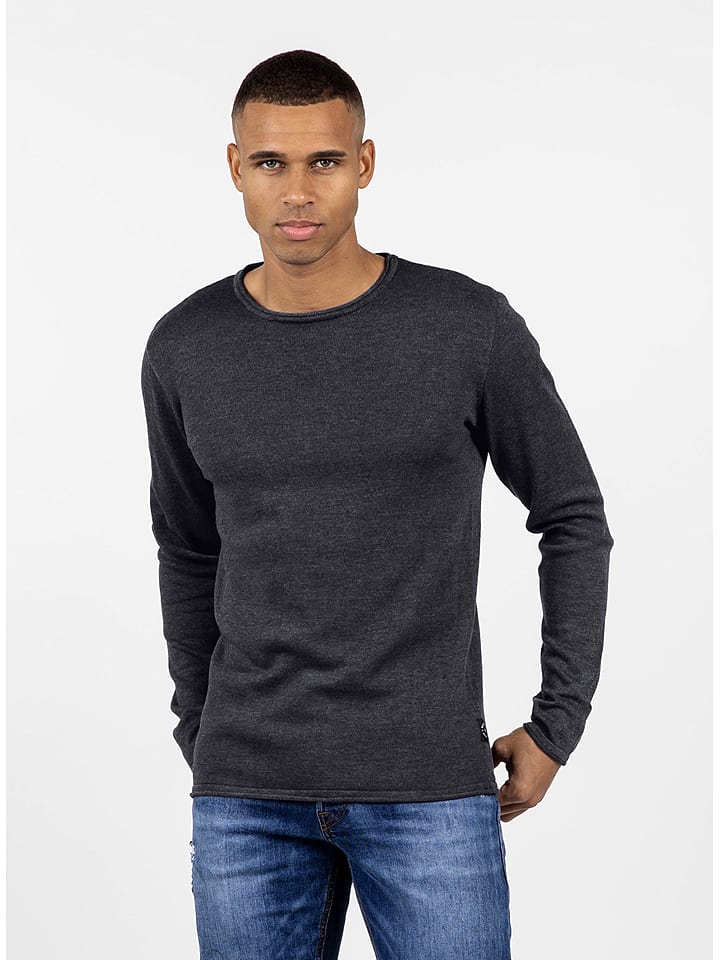 

KEY LARGO Лонгслив с длинными рукавами "Firmino" черного цвета