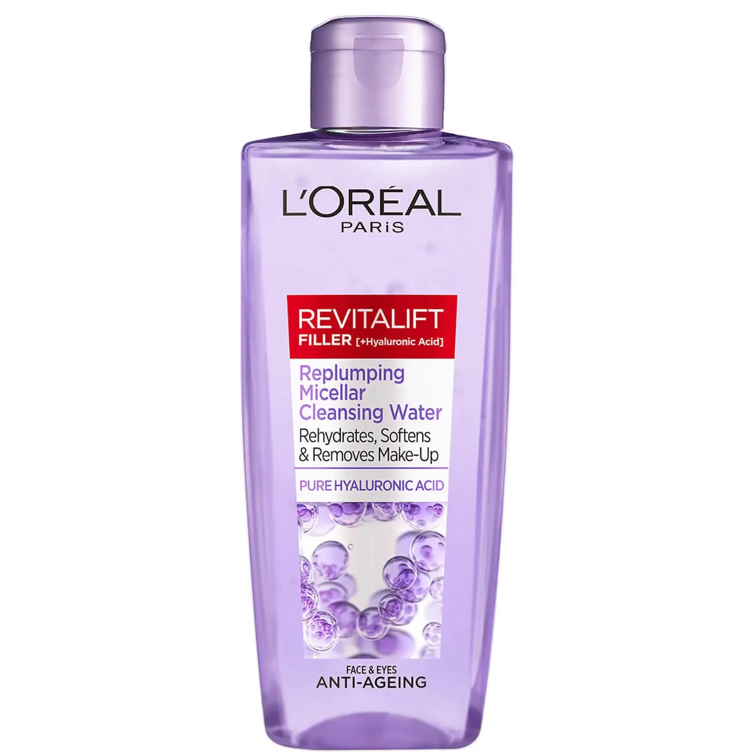

Revitalift Filler [+ Гиалуроновая кислота] Очищающая мицеллярная вода 200 мл L'Oréal