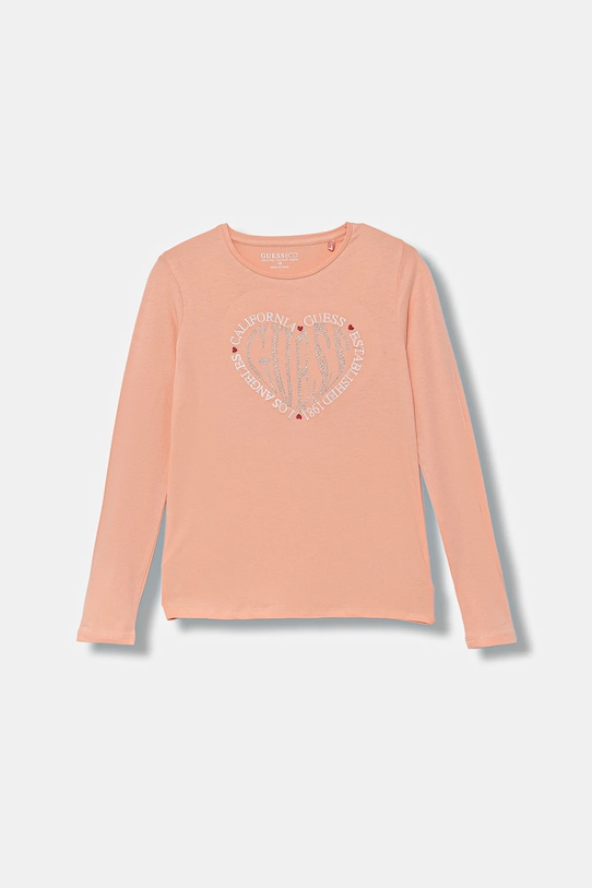 

Лонгслив Guess, оранжевый