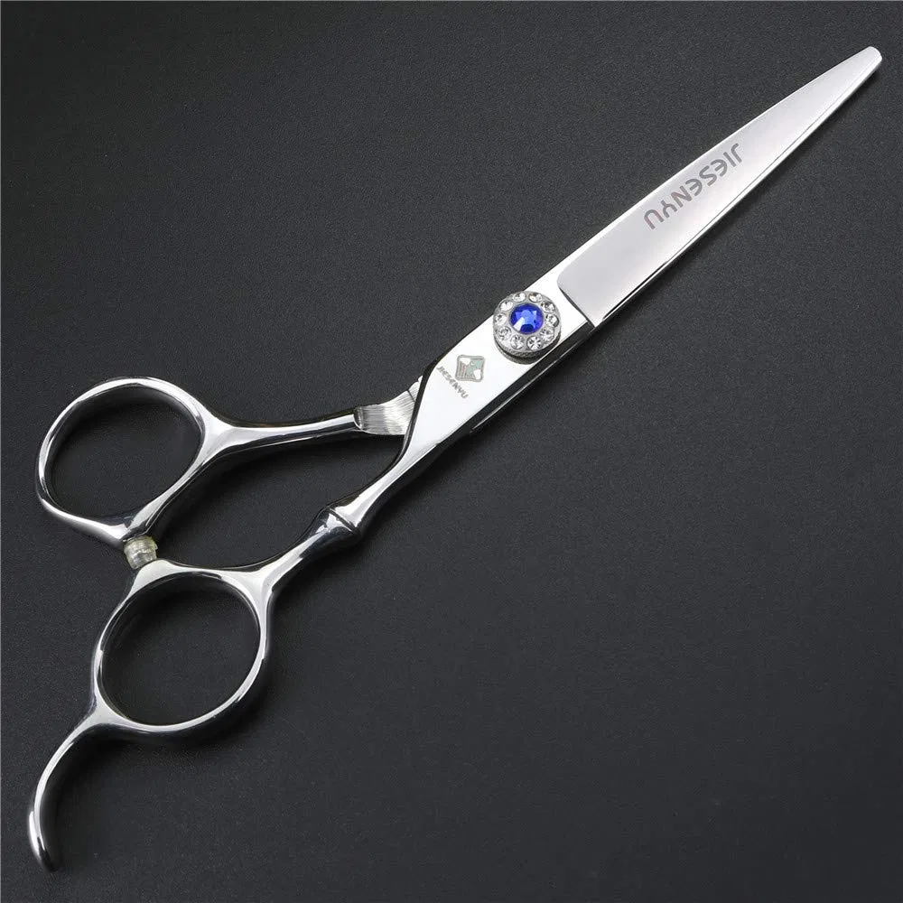 Профессиональные парикмахерские ножницы «Blue Diamond Screw Silver Bamboo Nail» от JIESENYU Jiesenyu — фото 2