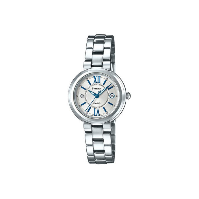 

CASIO Часы Women's SHEEN 32mm Silver Watch, Silver Dial